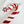 Load image into Gallery viewer, 2 - 7'5" HAND PAINTED RED & WHITE CANDY CANE ORNAMENT