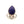 Load image into Gallery viewer, (MARKDOWN ALERT!) CHAROITE & FACETED WHITE QUARTZ ROSE GOLD RING (SIZE 7 AND ABOVE) (DF6)