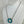 Load image into Gallery viewer, HESPERA BABY SQUASHIE IN KINGMAN TURQUOISE ADJUSTABLE NECKLACE (AH 12)