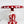 Load image into Gallery viewer, 9 - 7" RED & WHITE PEPPERMINT SANTA CAKE STAND