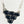 Load image into Gallery viewer, BLACK ONYX MOO MOO PAPERCLIP NECKLACE 20-24" (MW 205)