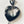 Load image into Gallery viewer, MOTHER OF PEARL DANGLY HEART PENDANT (NJ2)