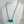 Load image into Gallery viewer, NATIVE HANDMADE BLUE GLACIER TURQUOISE CLUSTER ADJUSTABLE NECKLACE STAMPED T. (CO 48)