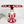 Load image into Gallery viewer, 9 - 7" RED & WHITE PEPPERMINT SANTA CAKE STAND