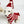 Load image into Gallery viewer, 3 - DOLOMITE DOGGIE WITH SANTA HATS TREE ORGNAMENTS