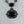 Load image into Gallery viewer, BLACK ONYX STATEMENT LARIAT 16-22" (MW 297)