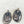 Load image into Gallery viewer, NAVAJO HANDMADE WAMPUM SHELL OVAL EARRINGS