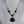 Load image into Gallery viewer, BLACK ONYX STATEMENT LARIAT 16-22" (MW 297)