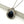 Load image into Gallery viewer, BLACK SUNSTONE & WHITE TOPAZ LOCK NECKLACE (16-22") (DF4)