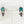 Load image into Gallery viewer, BLUE CHALCEDONY RAINBOW MOONSTONE & CRYSTAL QUARTZ ROYAL STUDS (LB51)