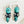 Load image into Gallery viewer, KINGMAN TURQUOISE EARRINGS BY PTW STYLE 2