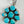 Load image into Gallery viewer, DESERT SKIES BLUE RIDGE TURQUOISE SMALL CLUSTER PENDANT (CO 8)