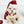 Load image into Gallery viewer, 3 - DOLOMITE DOGGIE WITH SANTA HATS TREE ORGNAMENTS