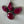 Load image into Gallery viewer, FACETED RUBY PAW PRINT NECKLACE 16-22" (LB 92)