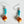 Load image into Gallery viewer, ORANGE SPINY PEARLS & KINGMAN BEADS SUNSET EARRINGS (LB24)