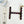Load image into Gallery viewer, LETTER "H"