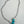 Load image into Gallery viewer, NATIVE HANDMADE BLUE GLACIER TURQUOISE CLUSTER ADJUSTABLE NECKLACE STAMPED T. (CO 48)