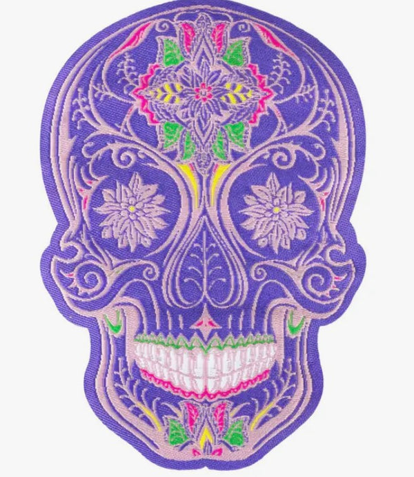 SKULL EMBROIDERED IRON-ON PATCHES