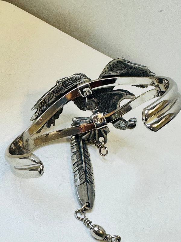 SOUTHWESTERN EAGLE HAREM BRACELET (RING SIZE 7) (JR 7)