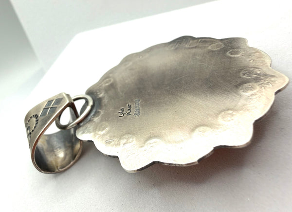 ✨ LUXURY RAFFLE ✨NATIVE HANDMADE RED SPINY OYSTER CHIEF PENDANT BY LYLE PIASO ($400)