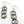 Load image into Gallery viewer, NATIVE HANDMADE PILLOW BEADS FISHHOOK EARRINGS BY MARY ANN KELLEY (LB 25)
