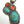 Load image into Gallery viewer, STERLING SILVER STATEMENT CACTUS PENDANT IN KINGMAN TURQUOISE &amp; ORANGE SPINY OYSTER BY SHAY PFEIFFER (MW 458)
