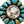 Load image into Gallery viewer, (RARE PIECE) ANNIE SPENCER MERCURY DIME MINE #8 &amp; KINGMAN TURQUOISE CLUSTER 1940 ADJUSTABLE NATIVE HANDMADE RING (NP 29)
