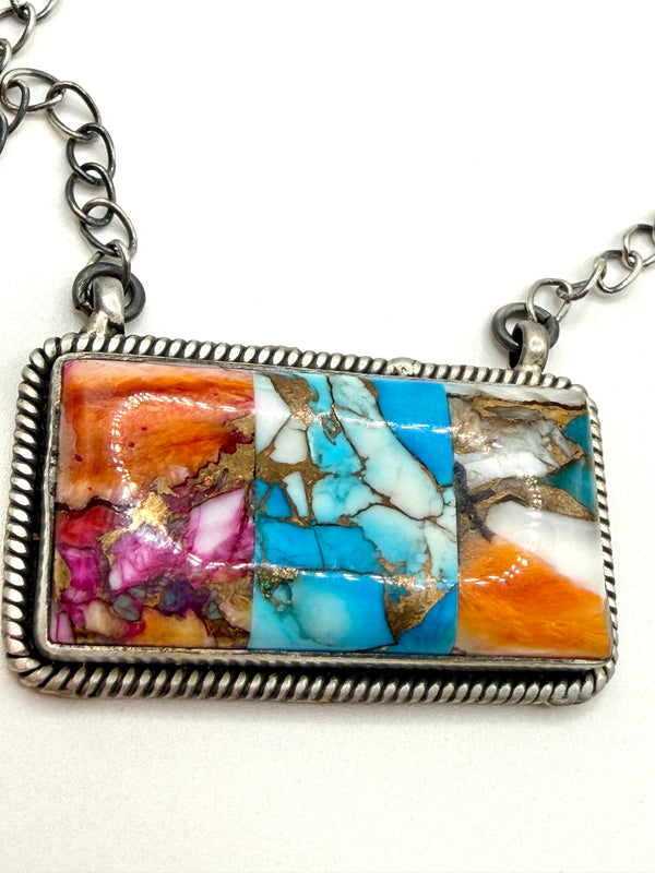 SPINY OYSTER BAR NECKLACE BY DESERT SKIES 20"  (DC 1)