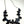 Load image into Gallery viewer, HESPERA BESPOKE BLUE SAPPHIRE PEARLS &amp; OBSIDIAN CHUNKS NECKLACE 14-20" (MW 442)

