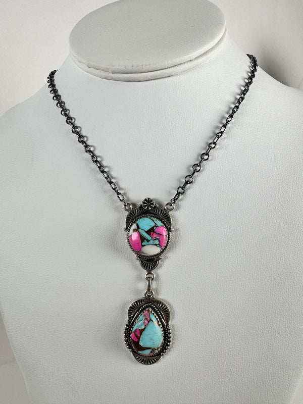 DESERT SKIES COTTON CANDY NECKLACE 21" (MW 307)