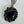 Load image into Gallery viewer, NATIVE HANDMADE BLACK ONYX CLUSTER PENDANT 2&quot; (MW 353)
