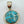 Load image into Gallery viewer, KINGMAN TURQUOISE STERLING SILVER STATEMENT OVAL PENDANT (MW 433)
