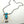 Load image into Gallery viewer, RUSSELL SAM BLUE RIDGE TURQUOISE THUNDERBIRD ADJUSTABLE NECKLACE 20" (NP 20)
