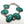 Load image into Gallery viewer, SPIDERWEB TURQUOISE SS TOGGLE BRACELET 7-8" (TC 7)
