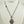 Load image into Gallery viewer, WHITE TOPAZ ALL SILVER HESPERA NECKLACE 24-28&quot; (LF 7)
