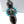 Load image into Gallery viewer, NATIVE HANDMADE SLEEPING BEAUTY &amp; BLACKJACK TURQUOISE CRAWLER ADJUSTABLE RING 3.5" ACQUIRED AT SANTA FE INDIAN MARKET (LL 32)
