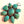 Load image into Gallery viewer, CHUNKY KINGMAN TURQUOISE STERLING SILVER CLUSTER PENDANT (JR 69)
