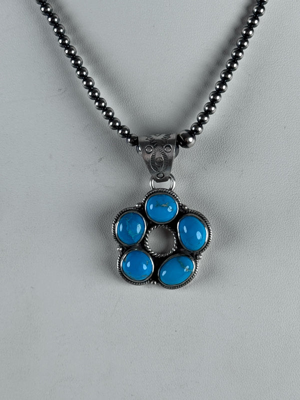 DESERT SKIES KINGMAN FLOWER CLUSTER PENDANT (CO 25)