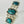 Load image into Gallery viewer, PERSIAN TURQUOISE STATEMENT BRACELET 7-8&quot; (JR 8)
