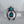 Load image into Gallery viewer, RICHARD YAZZA NAVAJO KINGMAN TURQUOISE NAJA PENDANT (MW 274)
