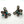 Load image into Gallery viewer, CHARLES JOHNSON NATIVE HANDMADE SS ADJUSTABLE BUTTERFLY RINGS (LA 24)
