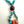 Load image into Gallery viewer, MULTISTONES MINI JOCLA IN KINGMAN PEARLS 20" (MW 443)
