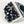 Load image into Gallery viewer, BLACK AGATE &amp; HEMATITE GEMFIRE RING SIZE 8 (MW144)
