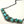 Load image into Gallery viewer, PATRICK YAZZIE SONORAN GOLD TURQUOISE BAR ADJ NECKLACE 22" (LA 19)
