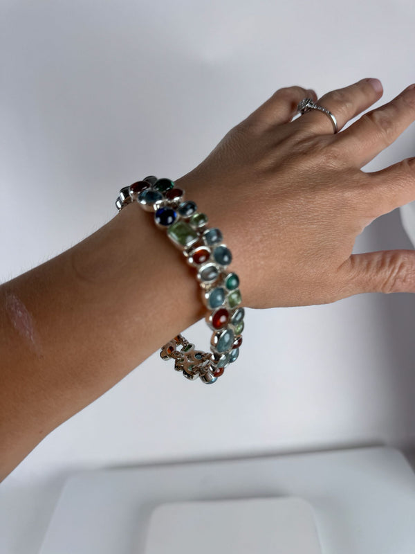 MULTI KYANITE 7-8" BRACELET (MW 285)