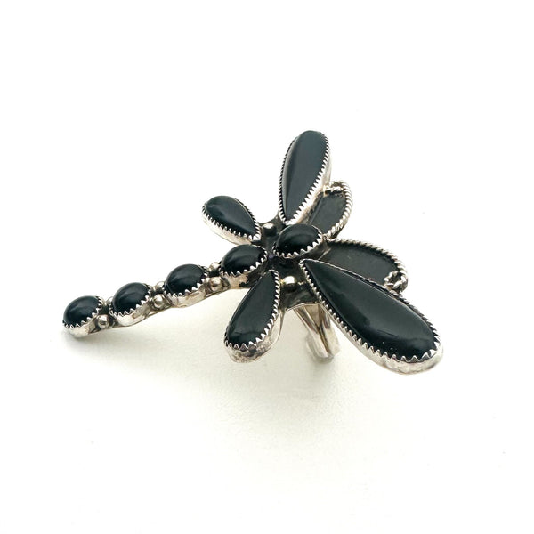 (MARKDOWN ALERT ‼️) BLACK ONYX DRAGONFLY RING SIZE 7 (MW11)
