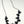 Load image into Gallery viewer, HESPERA BESPOKE BLUE SAPPHIRE PEARLS &amp; OBSIDIAN CHUNKS NECKLACE 14-20" (MW 442)
