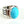 Load image into Gallery viewer, STERLING SILVER KINGMAN TURQUOISE OVAL RING SIZE 7 (RB 10)
