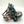 Load image into Gallery viewer, TIM YAZZIE KINGMAN TURQUOISE NATIVE HANDMADE SADDLE CUFF (WITH FLEX) (NP 35)

