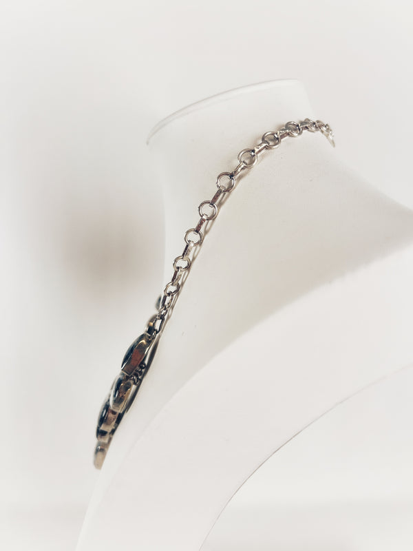 DENDRITIC AGATE MEGA NECKLACE 16-18" (MW 168)